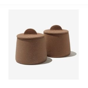 Citrine Spice Jars (set of 2) by Magenta